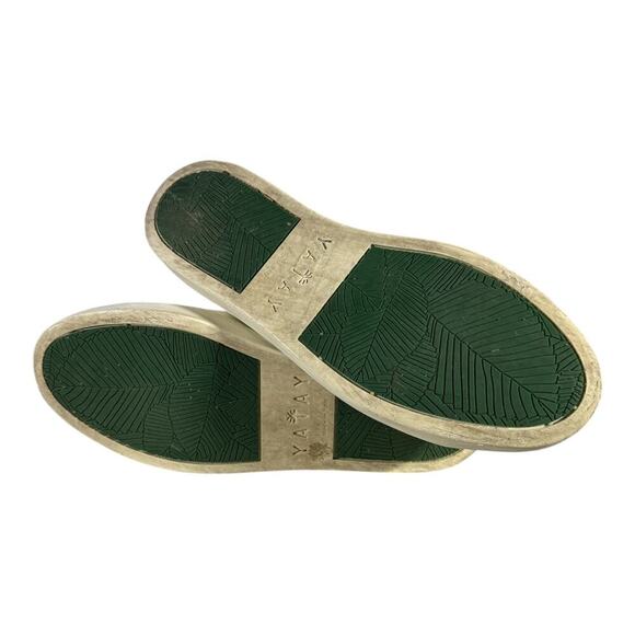 Yatay Womens Vegan Leather Shoes Sneakers Size 38 8 Black Hemp Laces Recycled - Picture 8 of 8